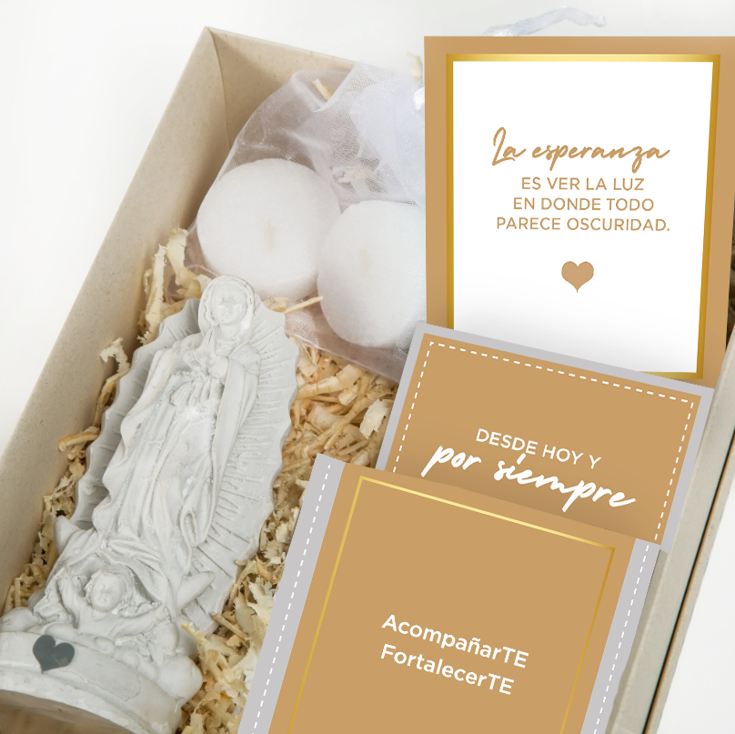 Caja Condolencias Virgen Regalo