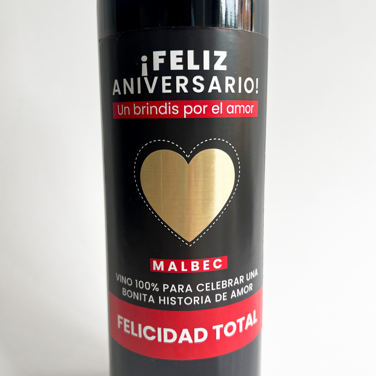 Botella de Vino - Felicidades pareja