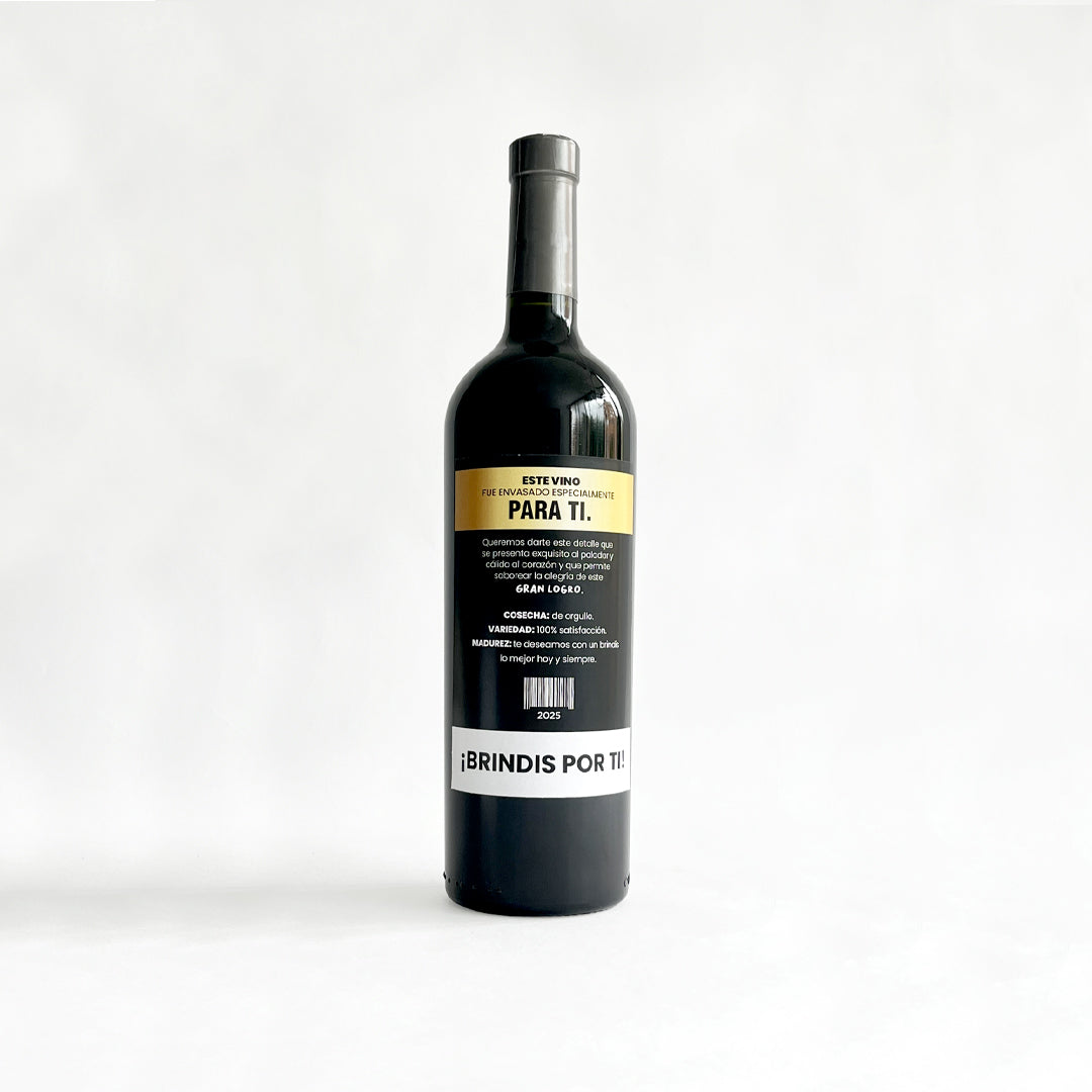 Botella de Vino Grados