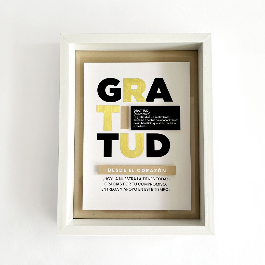 Cuadro Gratitud
