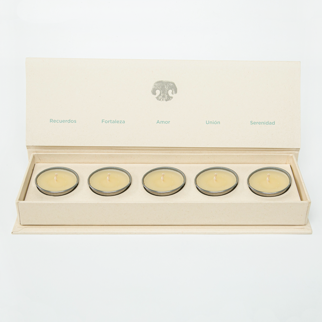 Caja de Velas Cinco Intenciones Perros