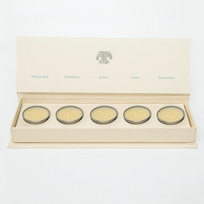 Caja de Velas Cinco Intenciones Perros