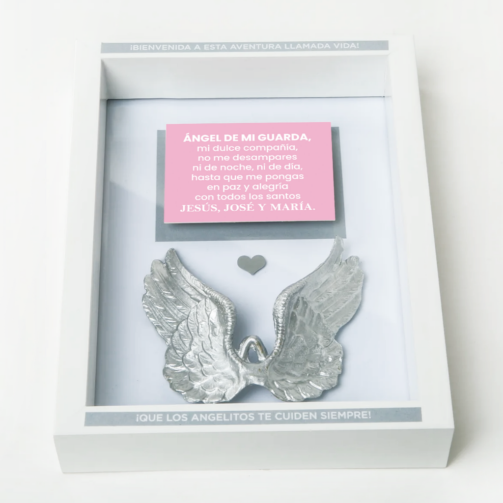 Cuadro Ángel de la Guarda niña
