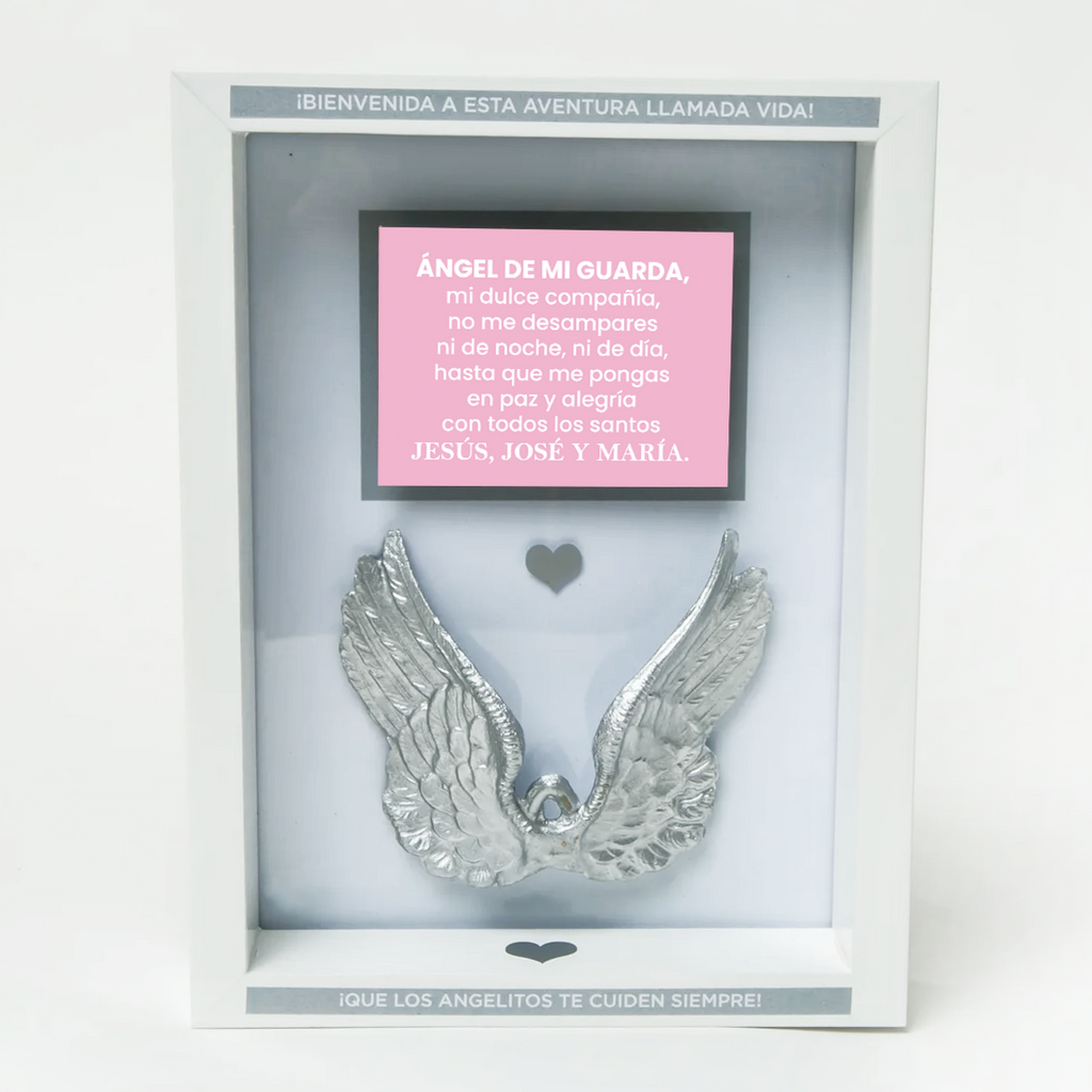 Cuadro Ángel de la Guarda niña