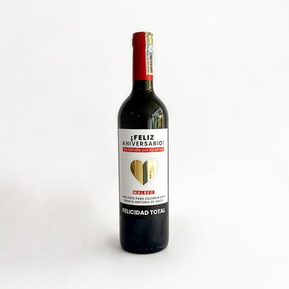 Botella De Vino - Felicidades Pareja