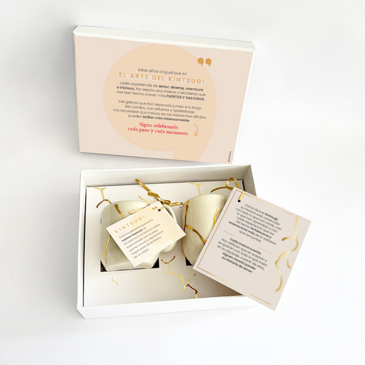 Kit Mug Kintsugi Aniversario Para otras parejas