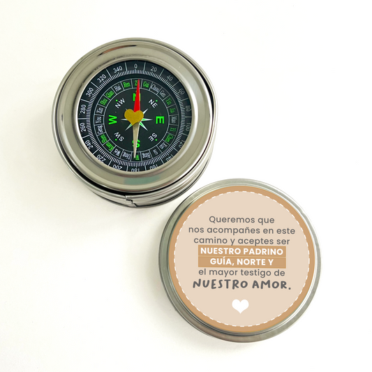 Brújula Padrino Matrimonio