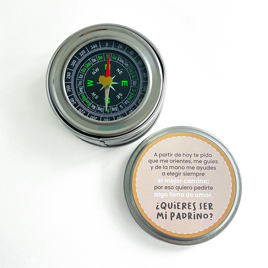 Brújula Padrino Bautizo