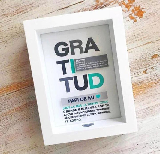 Cuadro "Gratitud"